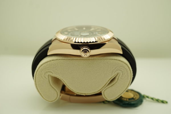 BRAND NEW Rolex 326235 SKY-DWELLER 18K ROSE GOLD SLATE DIAL OYSTERFLEX 2021 FULL SET - Image 3