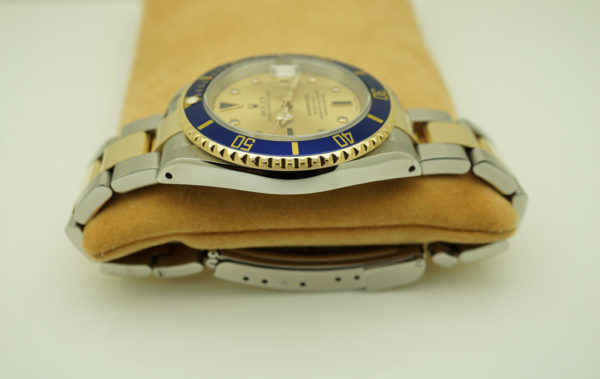 Rolex 16613 SUBMARINER 18K YG/SS CHAMPAGNE SERTI DIAMOND DIAL P SERIAL - Image 4