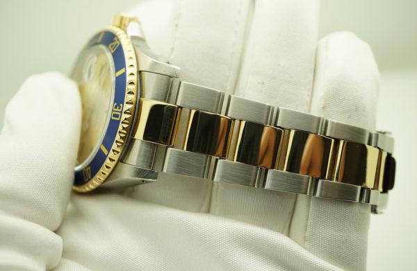Rolex 16613 SUBMARINER 18K YG/SS CHAMPAGNE SERTI DIAMOND DIAL P SERIAL - Image 5