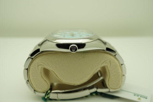 BRAND NEW Rolex 124300 OYSTER PERPETUAL TIFFANY TURQUOISE DIAL 41MM 2021 COMPLETE SET - Image 3
