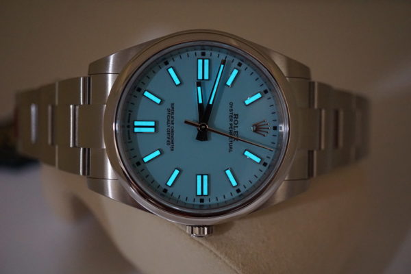 BRAND NEW Rolex 124300 OYSTER PERPETUAL TIFFANY TURQUOISE DIAL 41MM 2021 COMPLETE SET - Image 11