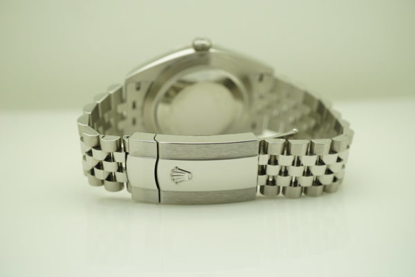 Rolex 126334 DATEJUST 41 FLUTED BEZEL WIMBLEDON SLATE DIAL JUBILEE 2021 FULL SET - Image 7