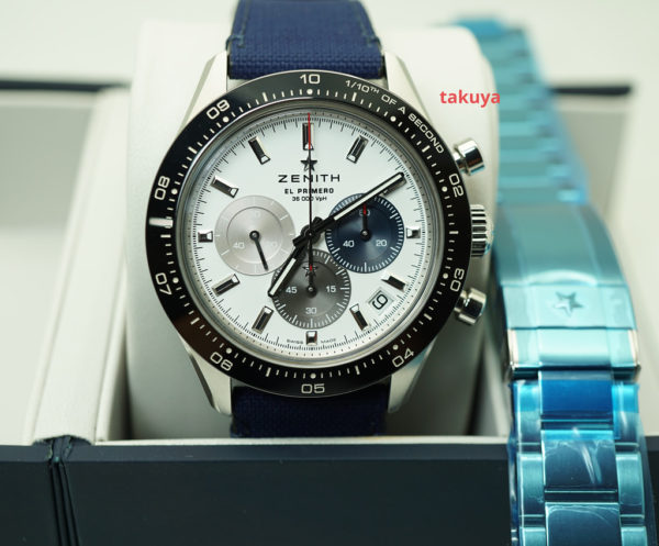 BRAND NEW ZENITH CHRONOMASTER SPORT EL PRIMERO Caliber 3600 WHITE DIAL 2021 FULL SET
