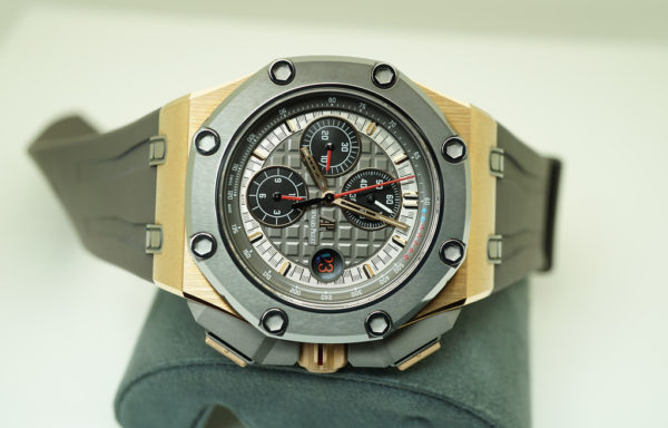 MINT Audemars PIGUET MICHAEL SCHUMACHER ROSE GOLD LIMITED EDITION 26568OM FULL SET - Image 9