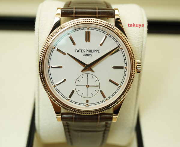 BRAND NEW Patek PHILIPPE 6119R CALATRAVA ROSE GOLD CLOUS DE PARIS 2021 FULL SET