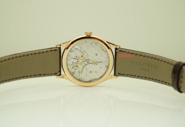 BRAND NEW Patek PHILIPPE 6119R CALATRAVA ROSE GOLD CLOUS DE PARIS 2021 FULL SET - Image 7