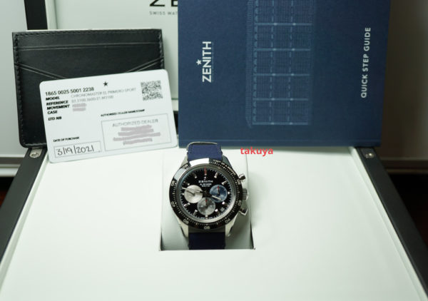 MINT ZENITH CHRONOMASTER SPORT EL PRIMERO Caliber 3600 BLACK DIAL NEW MODEL 2021 - Image 2