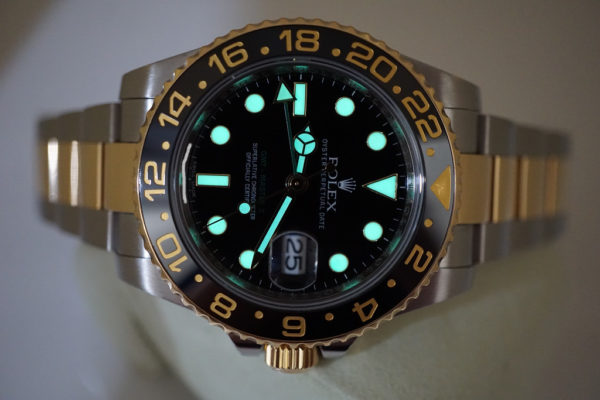 Rolex 116713LN GMT MASTER II CERAMIC BEZEL 18K YELLOW GOLD STAINLESS STEEL - Image 11