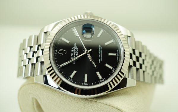 Rolex 126334 DATEJUST 41 FLUTED BEZEL BLACK DIAL JUBILEE WARRANTY FULL SET - Image 10