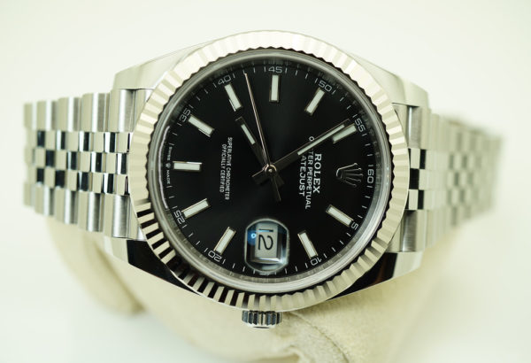 Rolex 126334 DATEJUST 41 FLUTED BEZEL BLACK DIAL JUBILEE WARRANTY FULL SET - Image 9