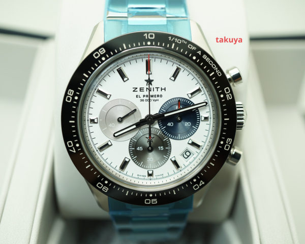 BRAND NEW ZENITH CHRONOMASTER SPORT EL PRIMERO Caliber 3600 WHITE DIAL BRACELET 2021