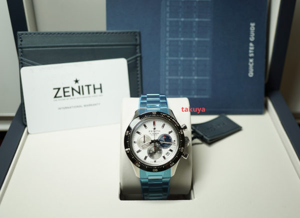 BRAND NEW ZENITH CHRONOMASTER SPORT EL PRIMERO Caliber 3600 WHITE DIAL BRACELET 2021 - Image 2