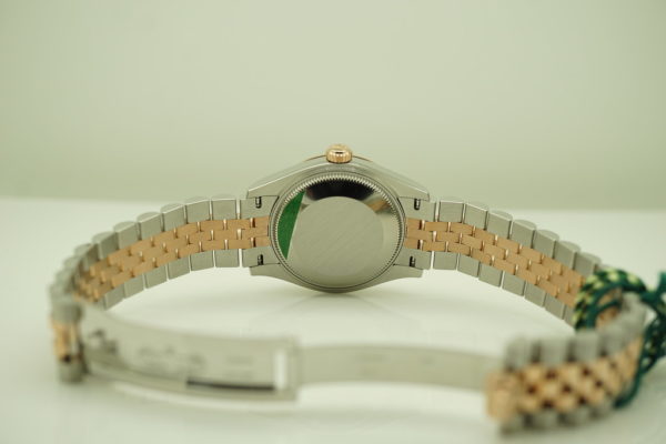 BRAND NEW Rolex 278271 DATEJUST 31 ROSE GOLD STEEL AUBERGINE VI DIAMONDS DIAL 2021 FULL SET - Image 8