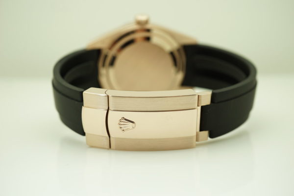 Rolex 326235 SKY-DWELLER 18K ROSE GOLD SLATE DIAL OYSTERFLEX 2021 FULL SET - Image 7