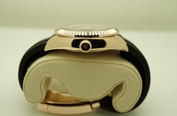 Rolex 326235 SKY-DWELLER 18K ROSE GOLD SLATE DIAL OYSTERFLEX 2021 FULL SET - Image 3