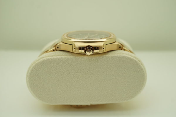 NIB Patek PHILIPPE 7118/1200R NAUTILUS ROSE GOLD DIAMOND BEZEL 2021 FULL SET - Image 3