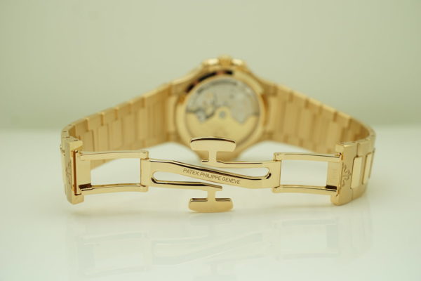 NIB Patek PHILIPPE 7118/1200R NAUTILUS ROSE GOLD DIAMOND BEZEL 2021 FULL SET - Image 8