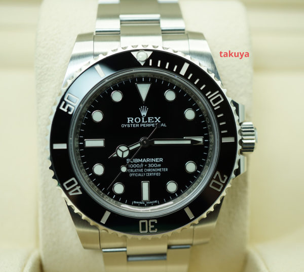 Rolex 114060 SUBMARINER CERAMIC NO DATE 2020 WARRANTY FULL SET