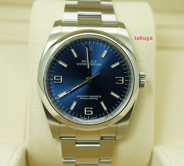 MINT Rolex 116000 OYSTER PERPETUAL BLUE DIAL 36MM 2020 WARRANTY FULL SET