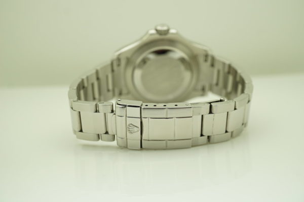 Rolex 16622 YACHTMASTER PLATINUM DIAL 40MM D SERIAL BOXES PAPERS - Image 7