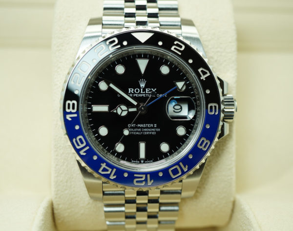 Rolex 126710BLNR GMT MASTER 2 BLACK BLUE JUBILEE 2021 WARRANTY FULL SET