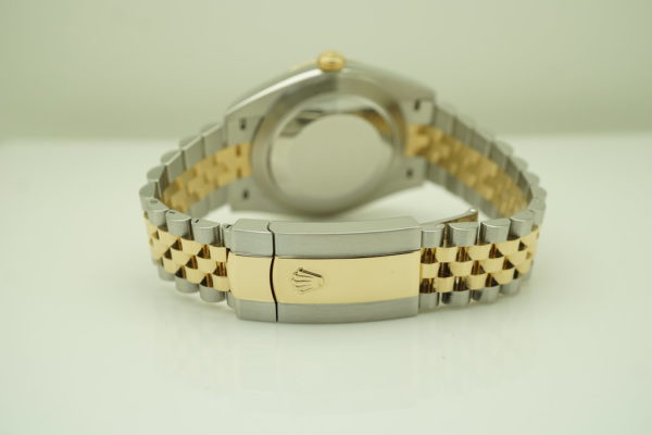 Rolex 126333 DATEJUST 41 18K TWO TONE FLUTED BEZEL SILVER DIAL JUBILEE 2019 FULL SET - Image 7