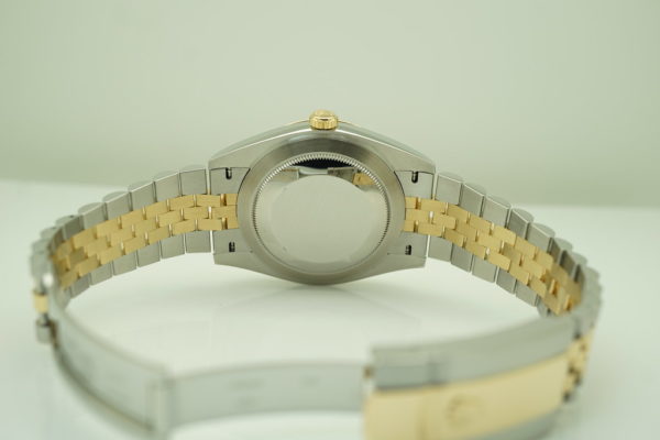 Rolex 126333 DATEJUST 41 18K TWO TONE FLUTED BEZEL SILVER DIAL JUBILEE 2019 FULL SET - Image 8