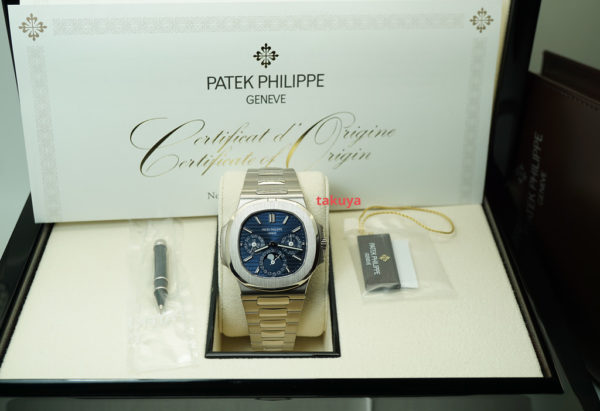 BRAND NEW Patek PHILIPPE 5740/1G NAUTILUS PERPETUAL CALENDAR 2021 FULL SET - Image 2