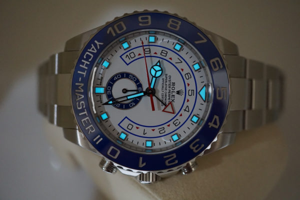 Rolex 116680 YACHTMASTER II NEWER DIAL STAINLESS STEEL 2018 WARRANTY FULL SET - Image 11