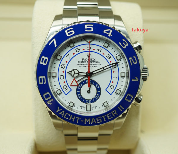 Rolex 116680 YACHTMASTER II NEWER DIAL STAINLESS STEEL 2018 WARRANTY FULL SET