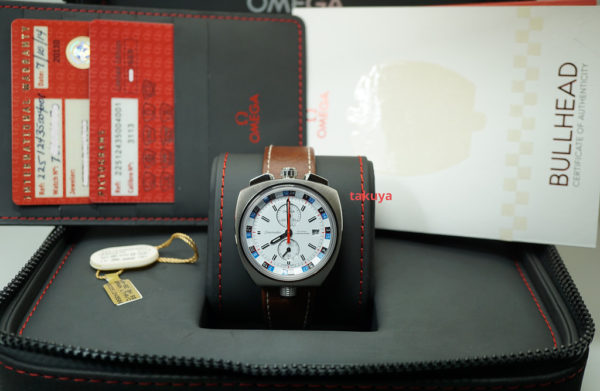 LIMITED EDITION Omega SEAMASTER BULLHEAD CHRONOGRAPH WHITE DIAL FULL SET - Image 2