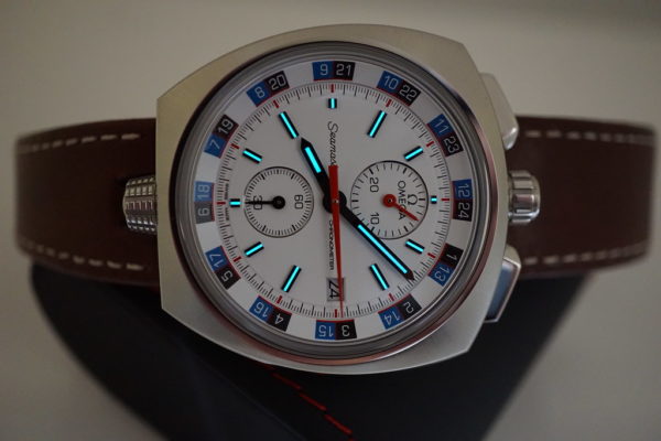 LIMITED EDITION Omega SEAMASTER BULLHEAD CHRONOGRAPH WHITE DIAL FULL SET - Image 9