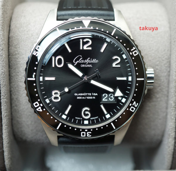 MINT Glashutte ORIGINAL SeaQ PANORAMA DATE BLACK DIAL 2021 COMPLETE SET