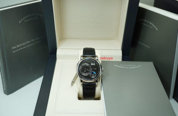 A. Lange & Sohne LANGE 1 MOONPHASE 18K WG 192.029 2020 WARRANTY FULL SET - Image 2