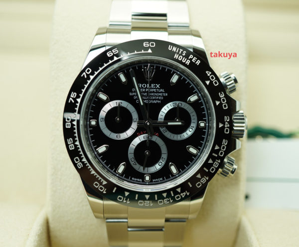 BRAND NEW Rolex 116500LN COSMOGRAPH DAYTONA CERAMIC BEZEL BLACK DIAL 2021 FULL SET
