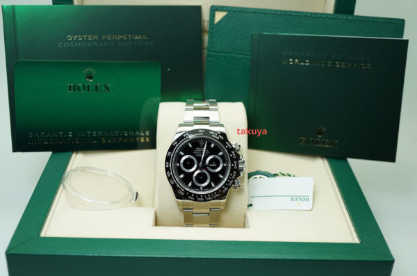 BRAND NEW Rolex 116500LN COSMOGRAPH DAYTONA CERAMIC BEZEL BLACK DIAL 2021 FULL SET - Image 2