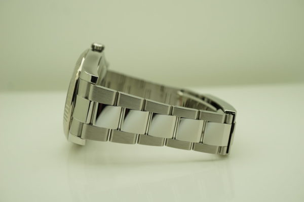 Rolex 116334 DATEJUST 2 FLUTED BEZEL RHODIUM DIAMOND DIAL RANDOM SERIAL FULL SET - Image 5