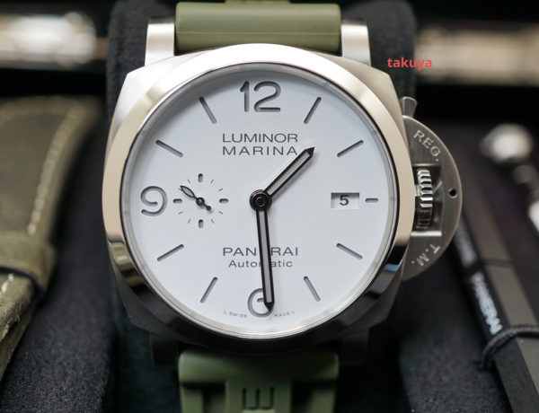 MINT Panerai PAM 1314 LUMINOR MARINA WHITE DIAL 44MM 2021 COMPLETE SET