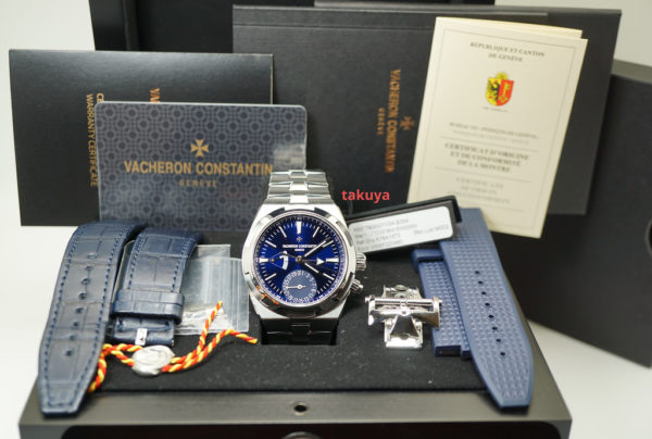 Vacheron CONSTANTIN OVERSEAS DUAL TIME 7900V BLUE DIAL 41MM 2021 FULL SET - Image 2