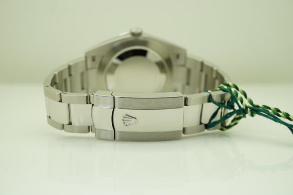 BRAND NEW Rolex 126334 DATEJUST 41 FLUTED BEZEL BLUE DIAMOND DIAL 2021 FULL SET - Image 7
