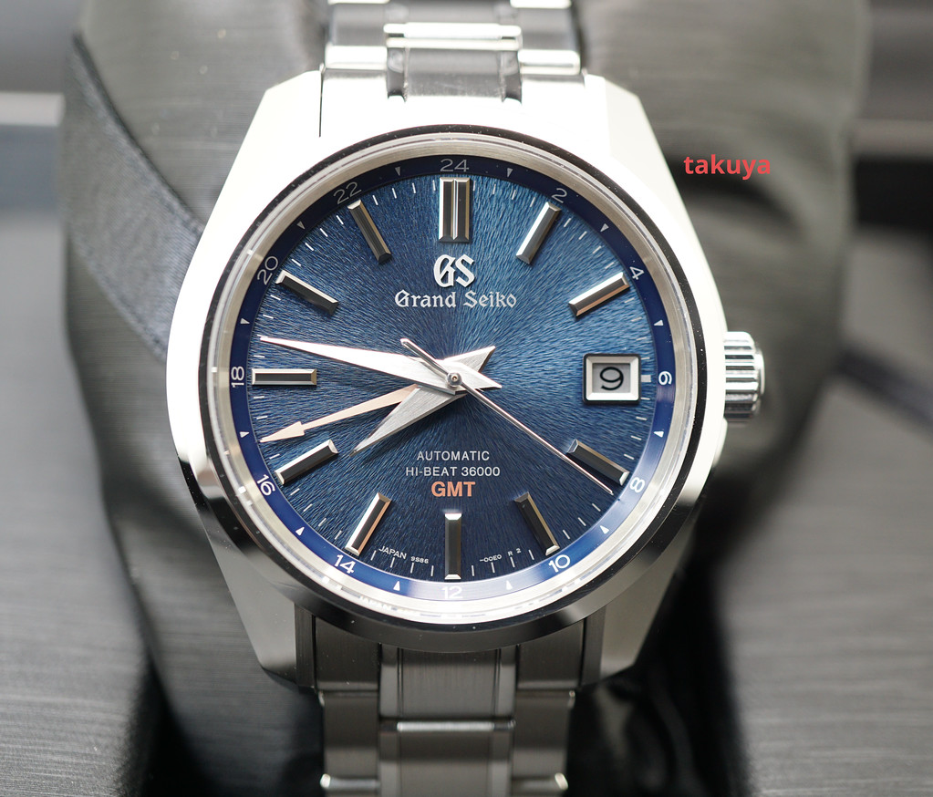 GRAND SEIKO SBGJ235 BOUTIQUE LIMITED EDITION GMT Hi-Beat BLUE DIAL 2021  WARRANTY - Takuya Watches