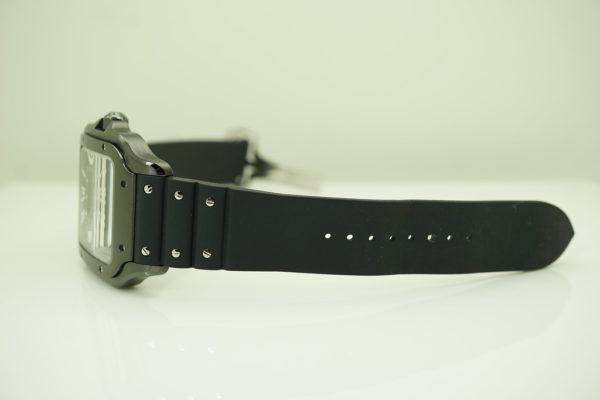 MINT Cartier SANTOS DE CARTIER LARGE MODEL BLACK ADLC AUTOMATIC 2021 FULL SET - Image 5
