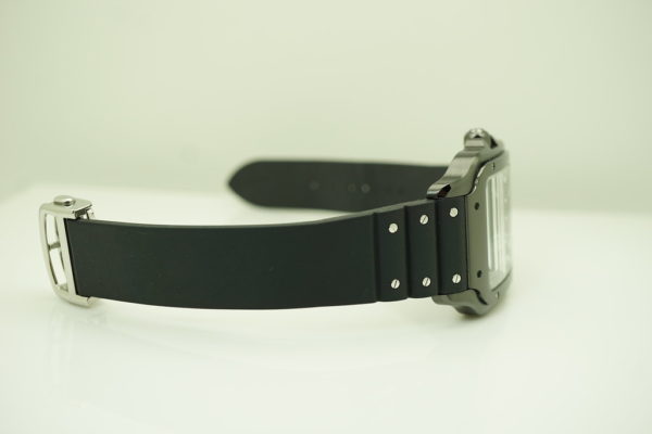 MINT Cartier SANTOS DE CARTIER LARGE MODEL BLACK ADLC AUTOMATIC 2021 FULL SET - Image 6
