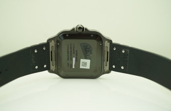 MINT Cartier SANTOS DE CARTIER LARGE MODEL BLACK ADLC AUTOMATIC 2021 FULL SET - Image 7