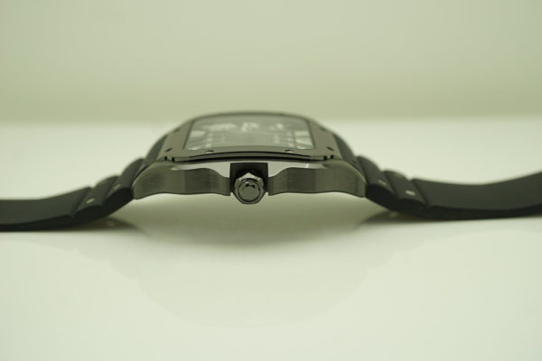 MINT Cartier SANTOS DE CARTIER LARGE MODEL BLACK ADLC AUTOMATIC 2021 FULL SET - Image 3