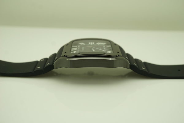 MINT Cartier SANTOS DE CARTIER LARGE MODEL BLACK ADLC AUTOMATIC 2021 FULL SET - Image 4