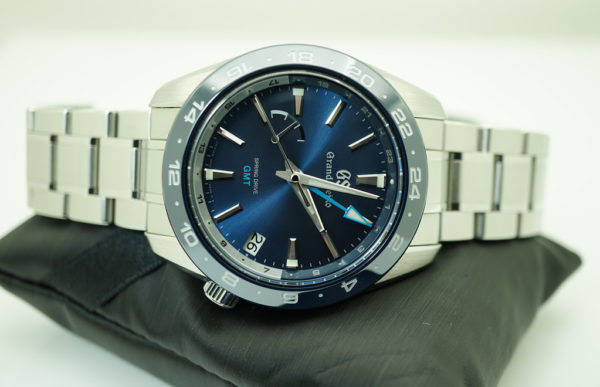 Grand Seiko SPORT COLLECTION SPRING DRIVE GMT SBGE255 BLUE 2020 FULL SET - Image 9