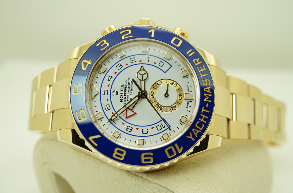 Rolex 116688 YACHTMASTER II 18K YELLOW GOLD NEWER DIAL 2021 WARRANTY ...