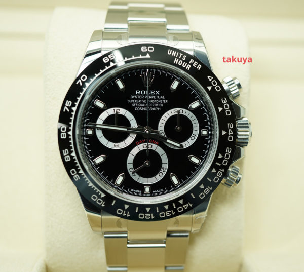 Rolex 116500LN COSMOGRAPH DAYTONA CERAMIC BEZEL BLACK DIAL 2019 FULL SET