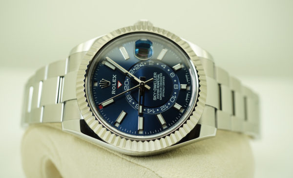 Rolex 326934 SKY-DWELLER BLUE DIAL OYSTER BRACELET 2019 WARRANTY FULL SET - Image 10